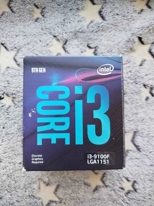 Процесор Intel Core i3-9100F / 4 ядра / 3,6 - 4.2GHz Turbo /6Mb кеш
