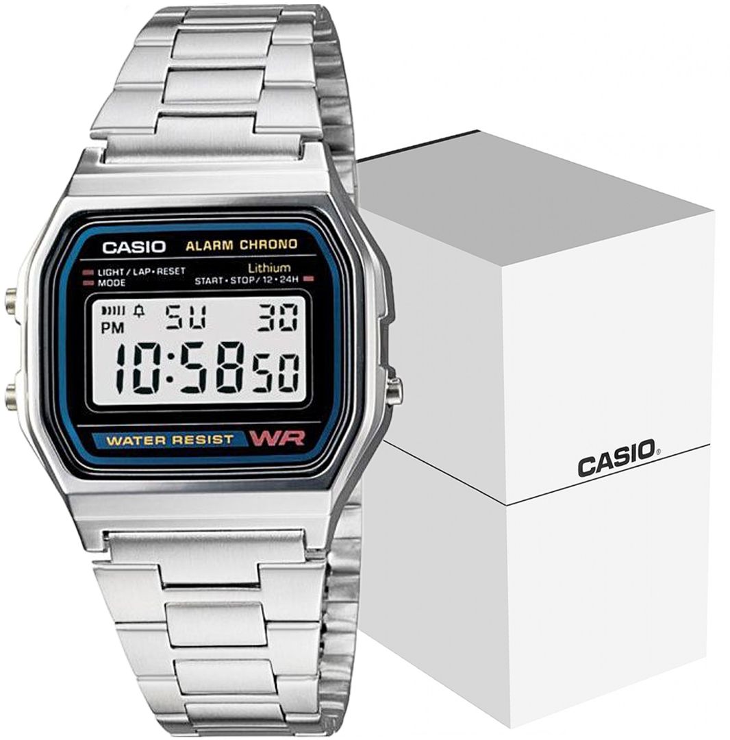 zegarek casio a158wa-1df unisex + box