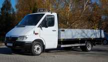 Mercedes-Benz Sprinter 413  Autolaweta Skrzynia Aluminiowe Burty Hak Najazdy Kat. B 3 OSO Bliźniak