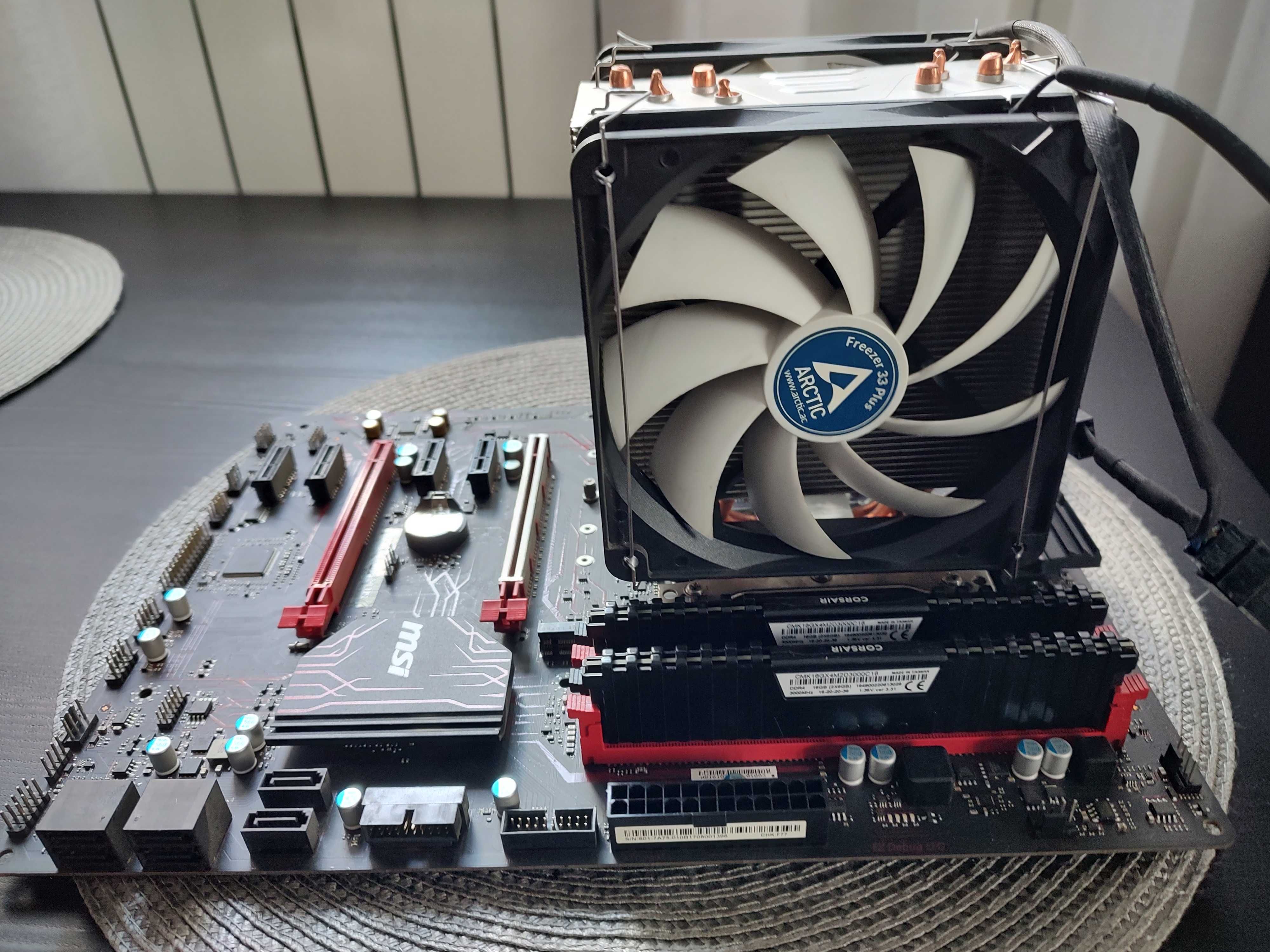 intel i5 7600k z chłodzeniem plus płyta