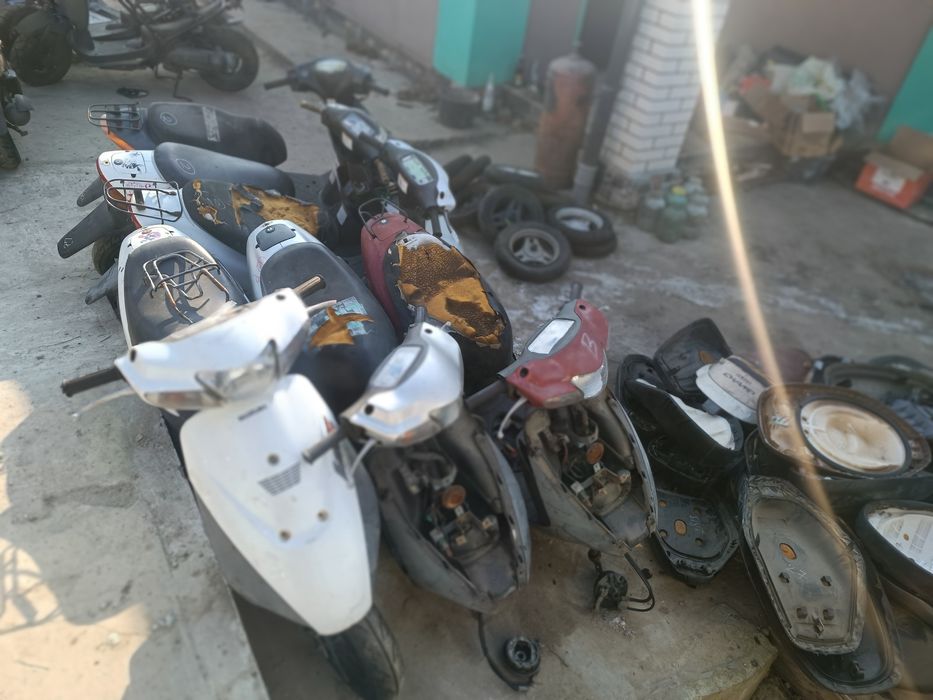 Запчасть глушитель Honda dio 110 addres v 125S  v110 v100 Axis 100 lea