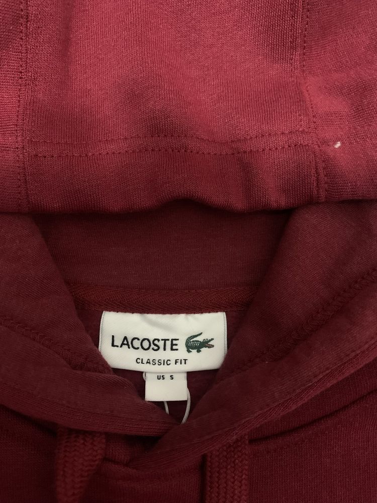 Sweatshirt lacoste vermelha