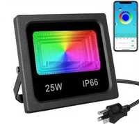 Прожектор SMART LED 25W IP66 RGB Bluetooth с приложением