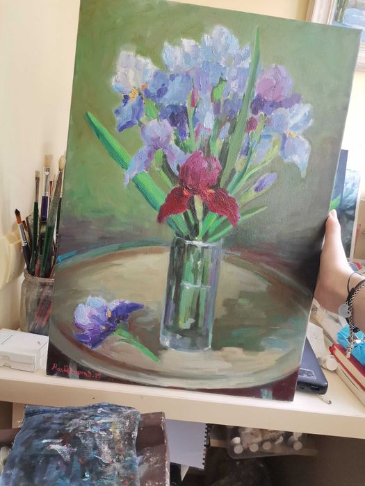 Продам картину "Іриси"