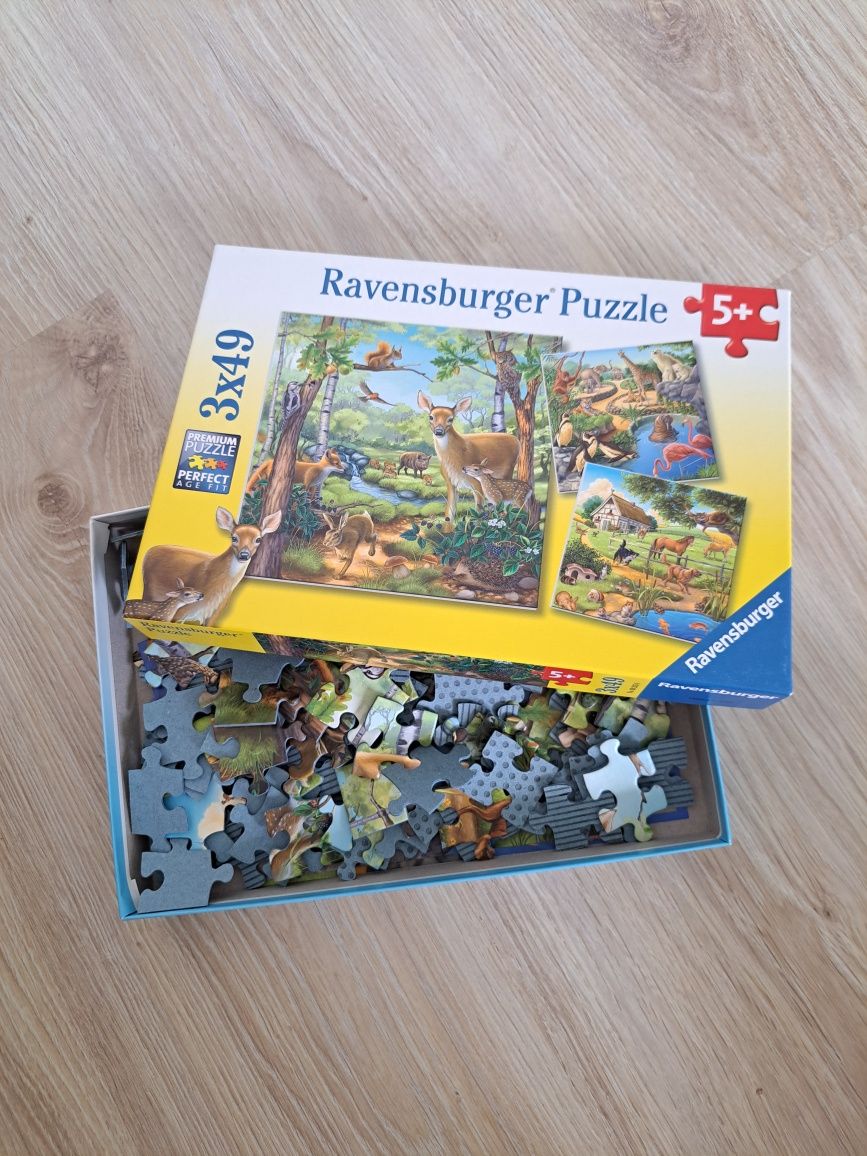 Ravensburger Puzzle zwierzęta