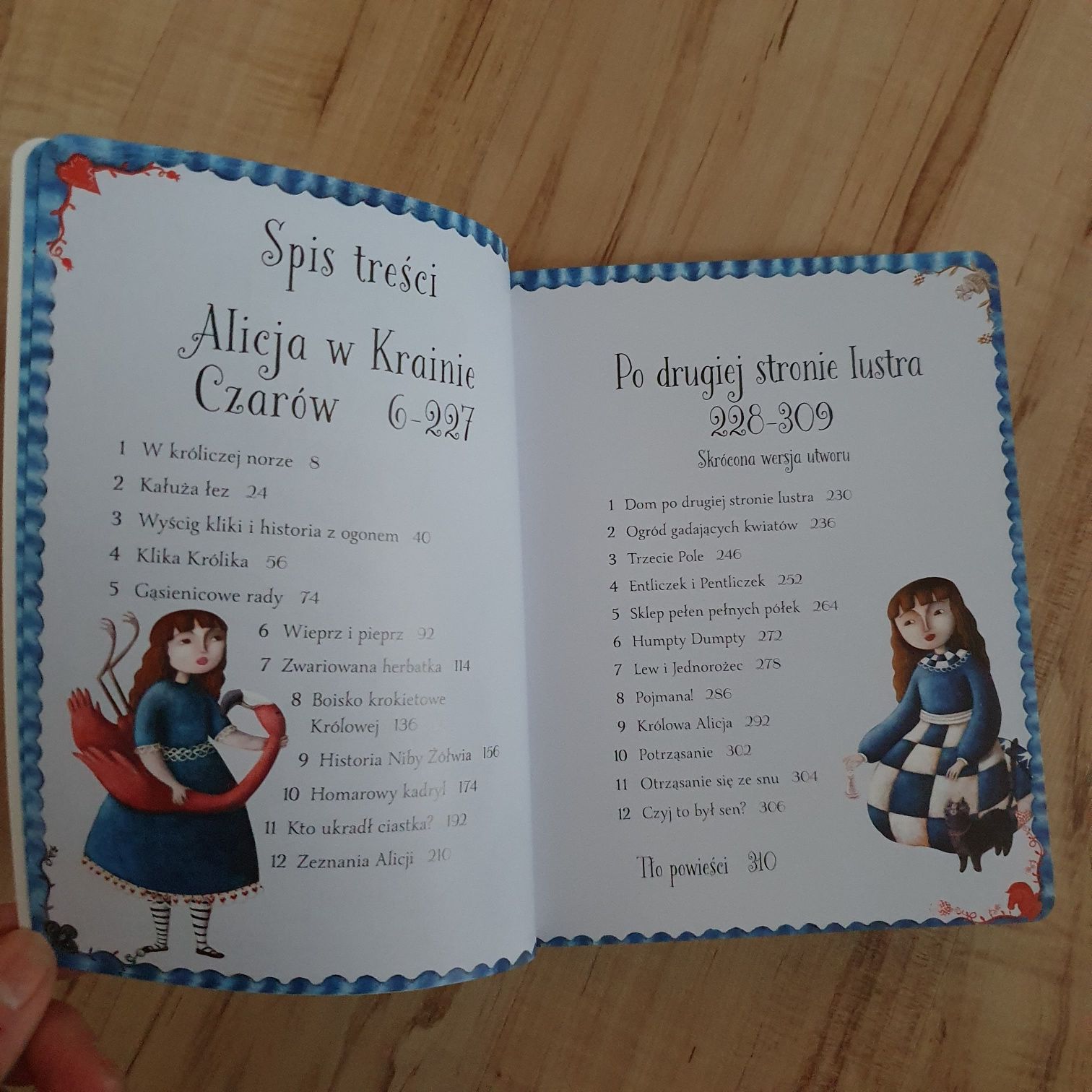 Alicja w Krainie Czarów, Po drugiej stronie lustra książka NOWA