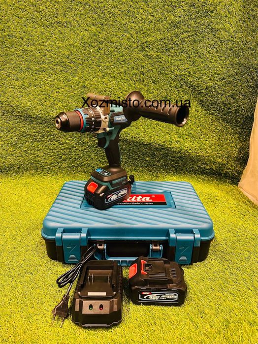 Акумуляторний дриль ударний шурупокрут MAKITA DHP486Z 48v, 185 Нм