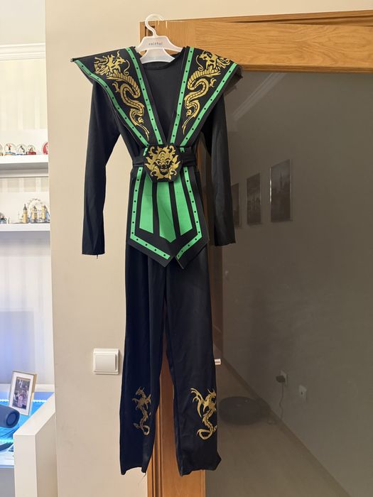 Disfarce carnaval ninja usado 1 vez como novo