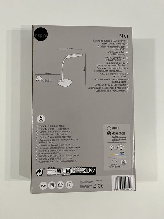 Lampka LED inspire Mei niebieska