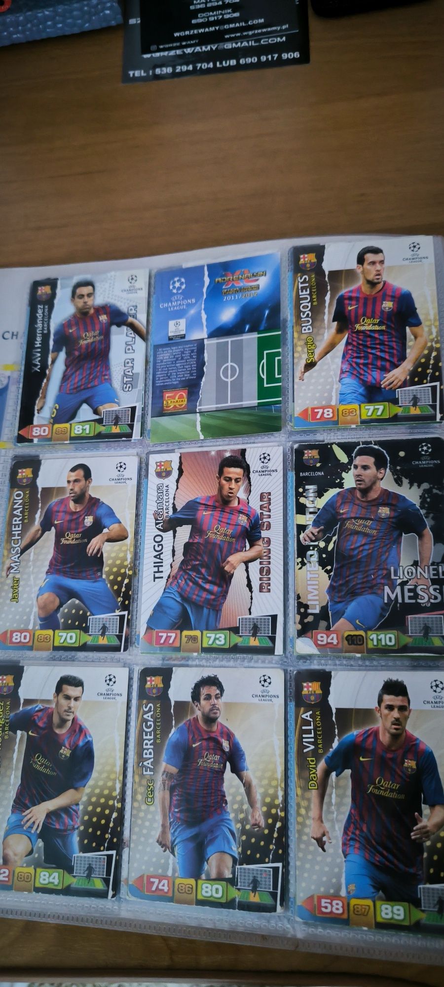 Album kolekcjonerki Panini champions league 2011/2012