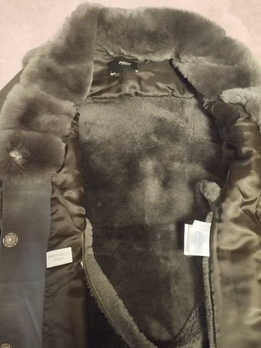 Дубленка італійська комбінована натуральна Punto.