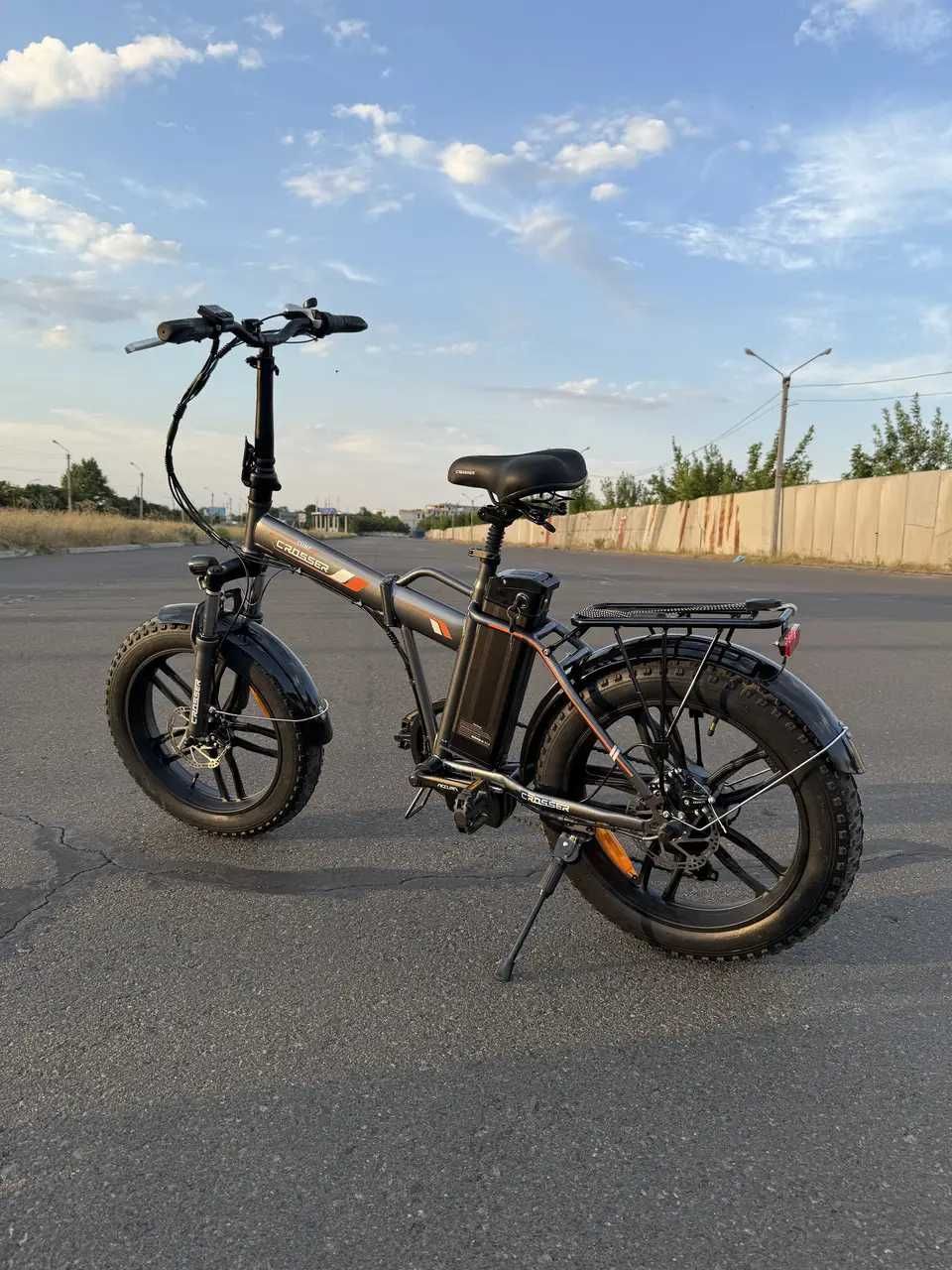 Електрофетбайк Електровелосипед Crosser E-COMP 36V/350W/13Ah - Чорний