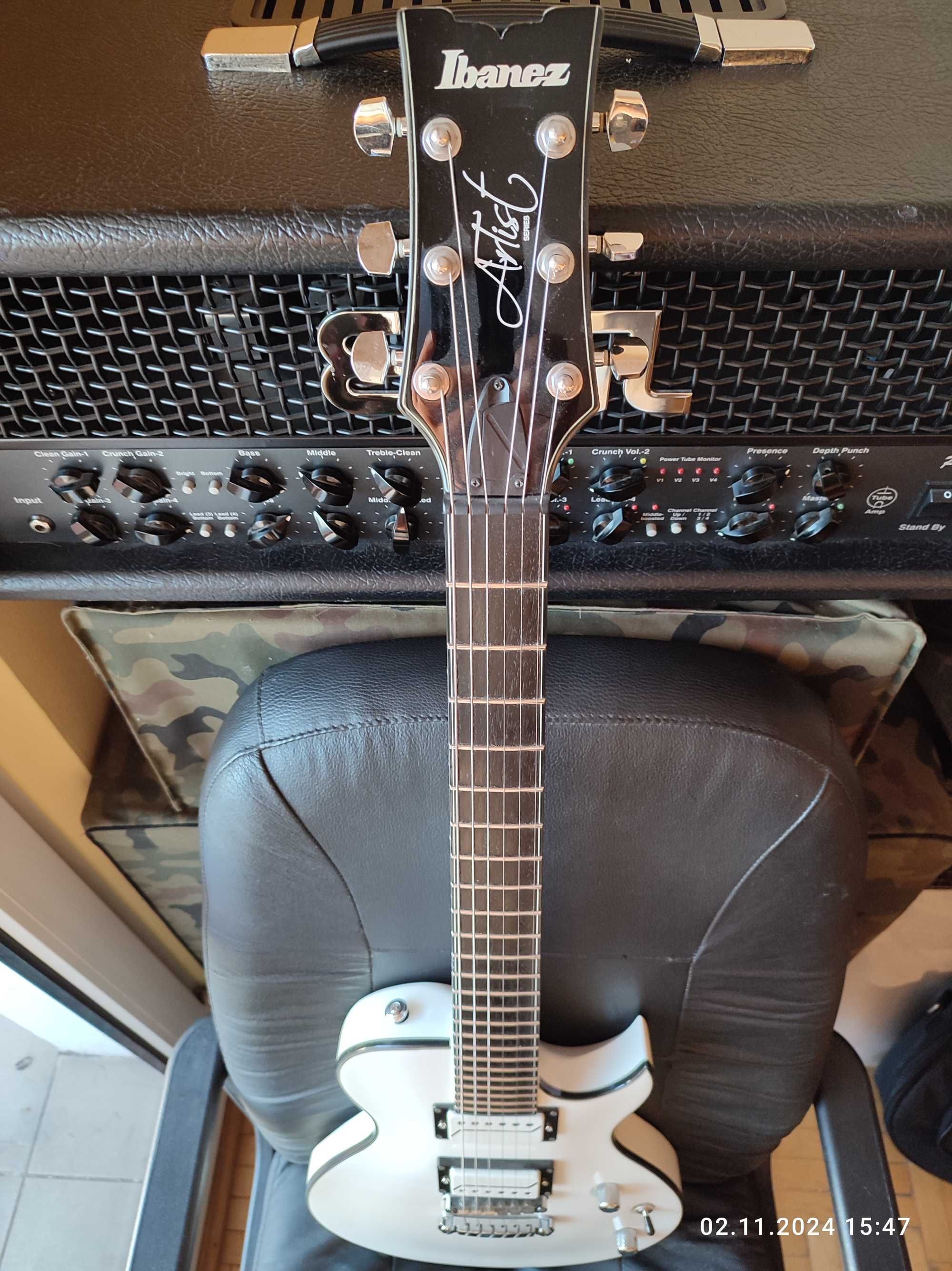 Ibanez ARZ300 + Gibson Dirty Fingers, zamiana