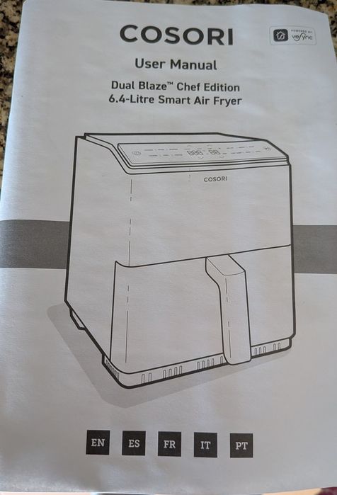 Air Fryer Cosori Dual Blaze Chef Edition 6.4 litre smart