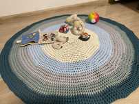 Koc handmade recznie robiony