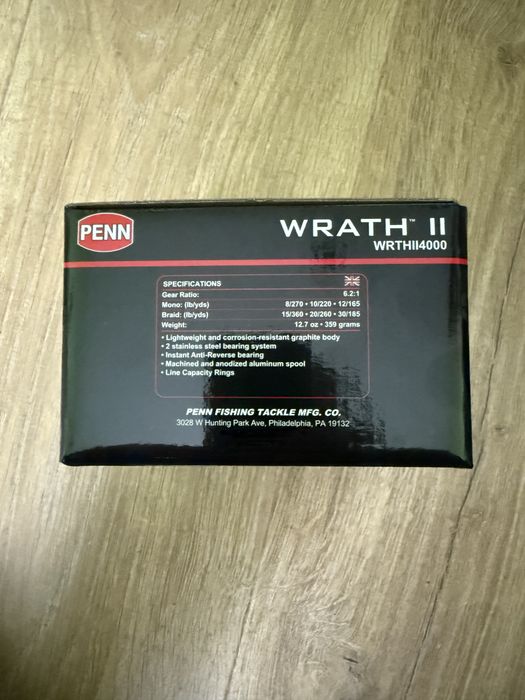 Kolowrotek Spinningowy Penn Wrath II 4000