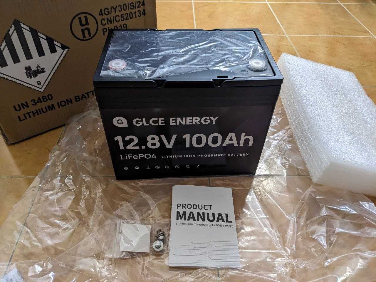 GLCE Energy аккумулятор  12.8V 100 Ah 1280 Wh LiFePO4