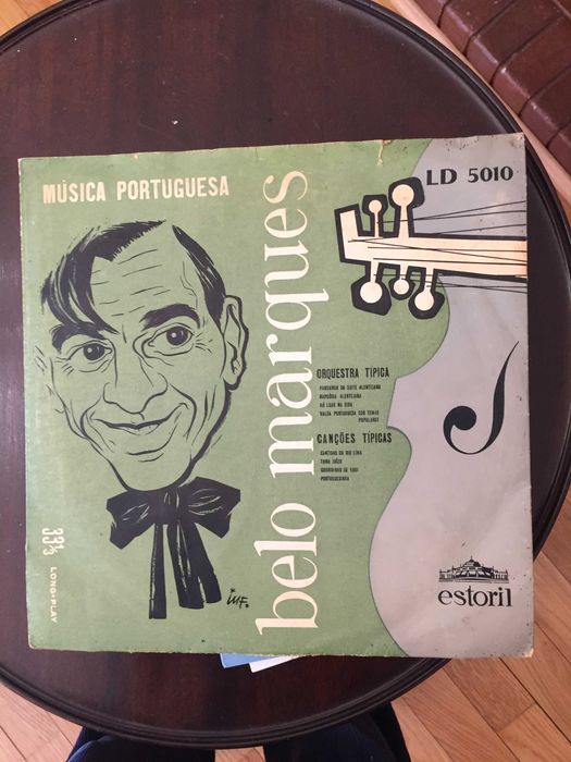 Disco de 33 rpm da orquestra Belo Marques