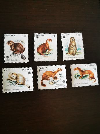 Znaczki pocztowe zwierzęta 1982r.