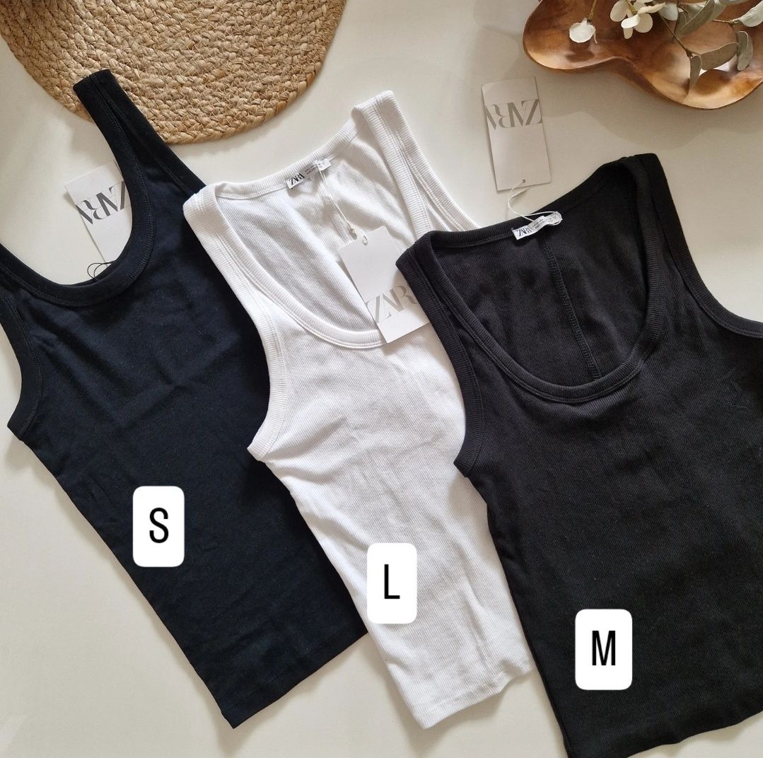 Майка футболка zara S M L