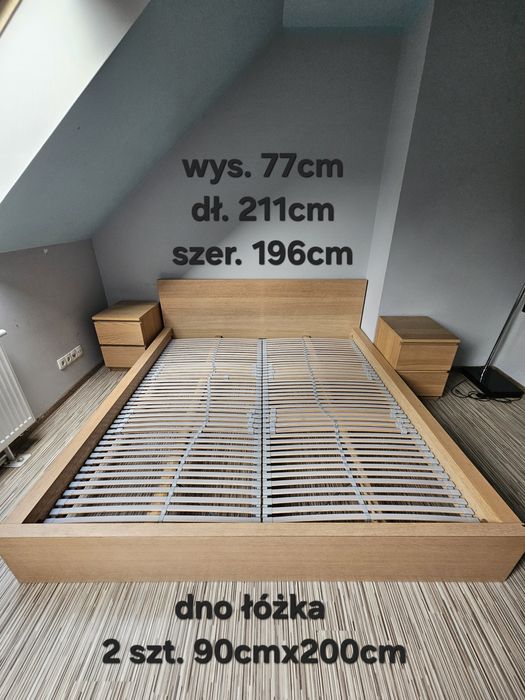 Łóżko 180x200 plus szafki
