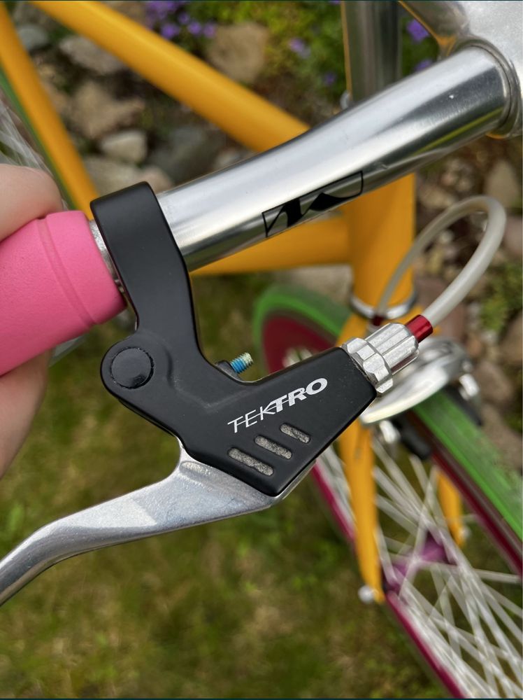 Wyjatkowy kolorowy rower kolarzowy/ kolarski na kołach 28’’ fix bike