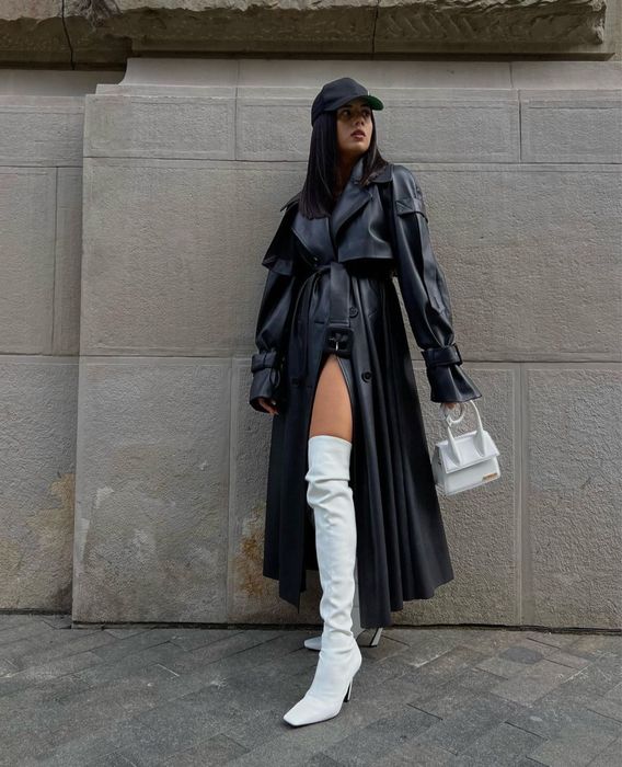 Тренч з екошкіри VIGO