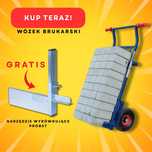 PROMOCJA 2za1! Wózek brukarski TRAK-BUD + Narzędzie Wyrównujące PROBST