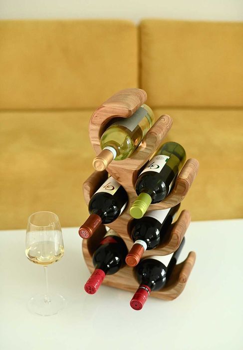 Stojak na butelki
za 6 szt.