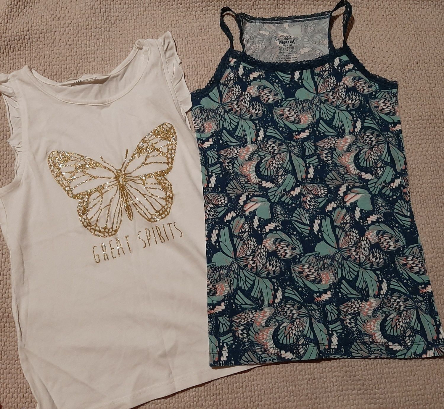 Bluzeczki z motylkami roz. 134-140