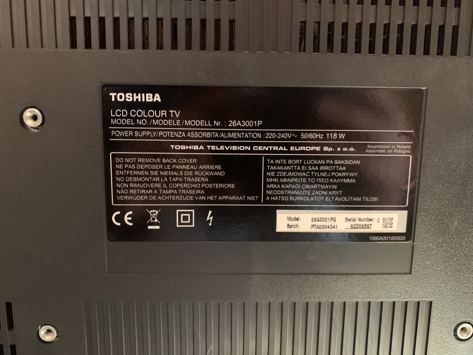 Телквізор Toshiba 32/26