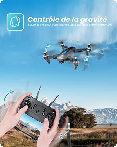 DEERC D10 – Składany dron z kamerą 2K HD dla dorosłych i początkującyc