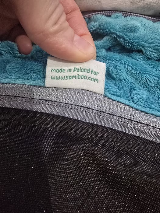 Śpiworek do wózka uniwersalny Samiboo turkusowy minky