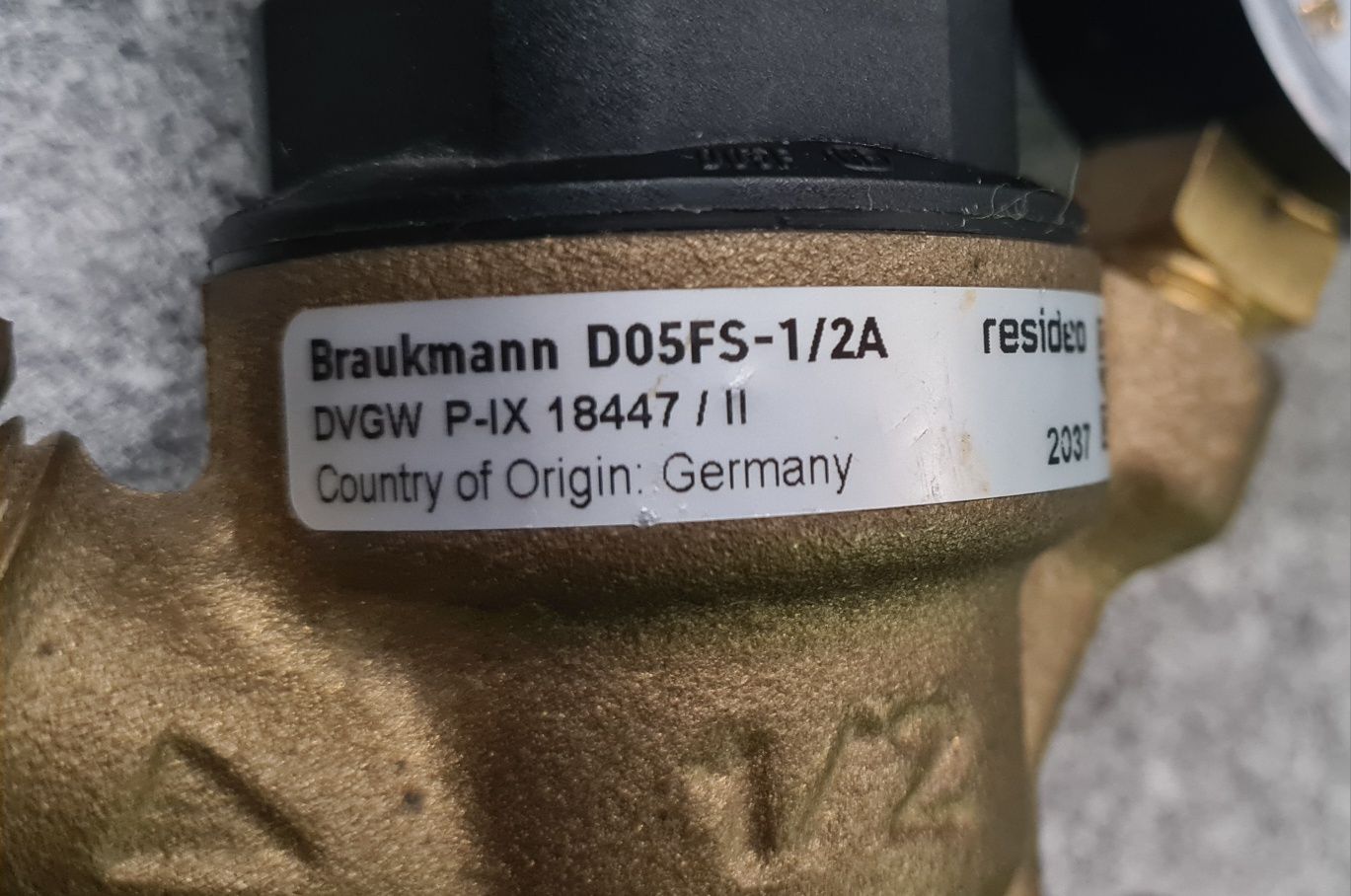Редуктор тиску для води Resideo Braukmann (Honeywell) D05FS-1/2A