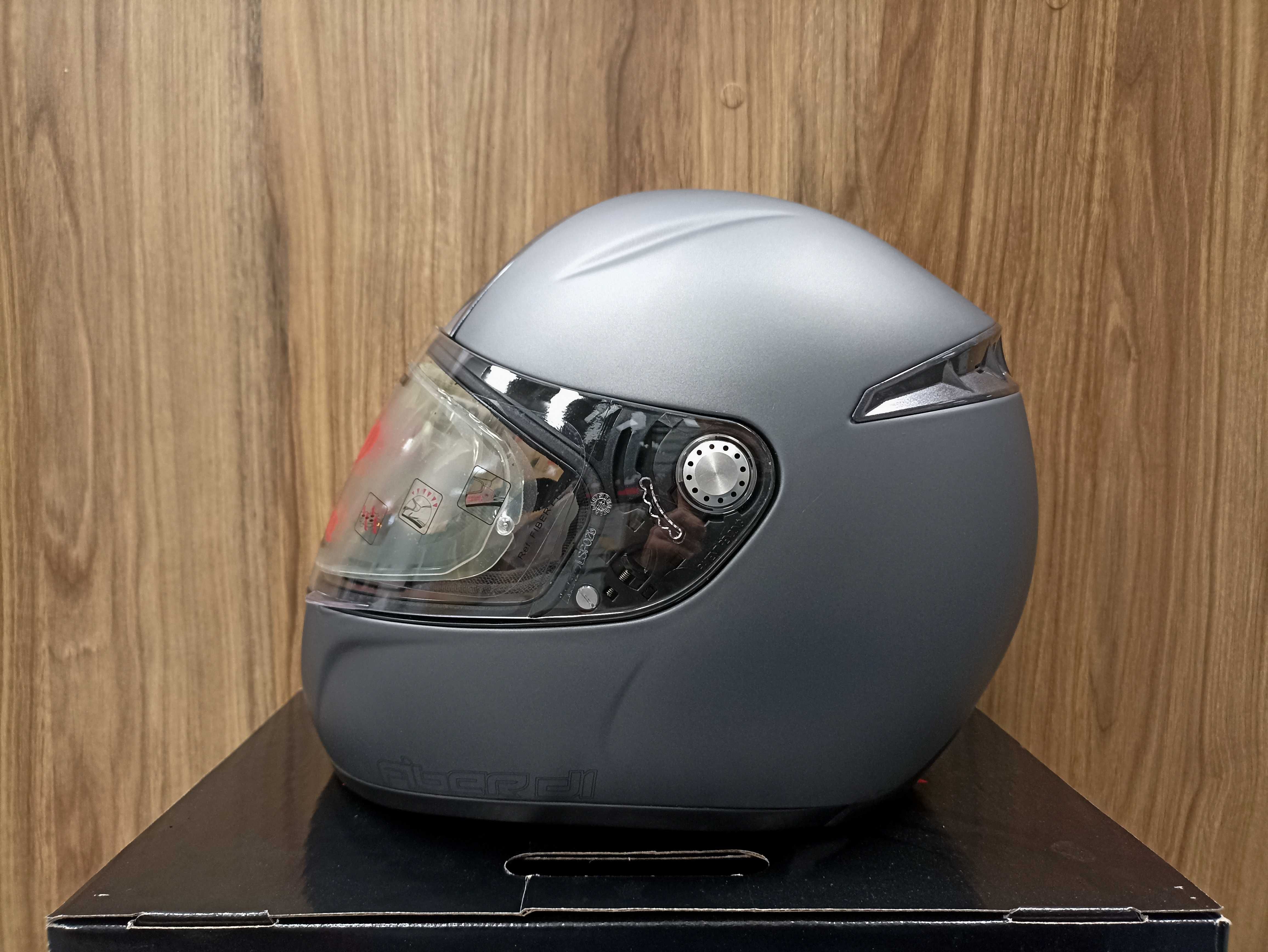 Kask LAZER - z włókna - nowy - tanio - rozmiar MS + pinlock w cenie