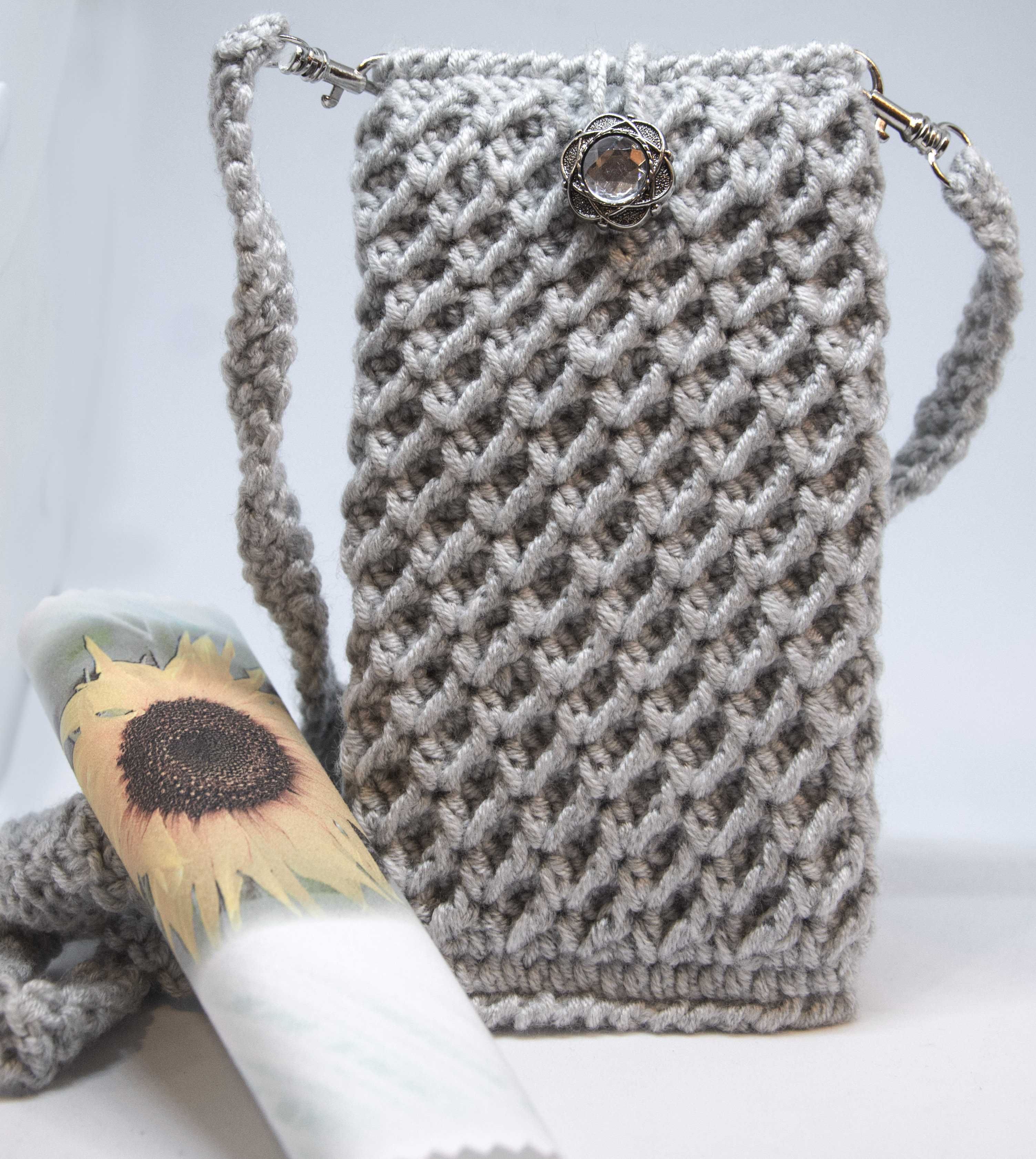 Torebka - etui do smartfonów – ręcznie robiona – nr kat. (EDS17)