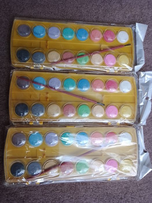 Акварельные краски (3шт)