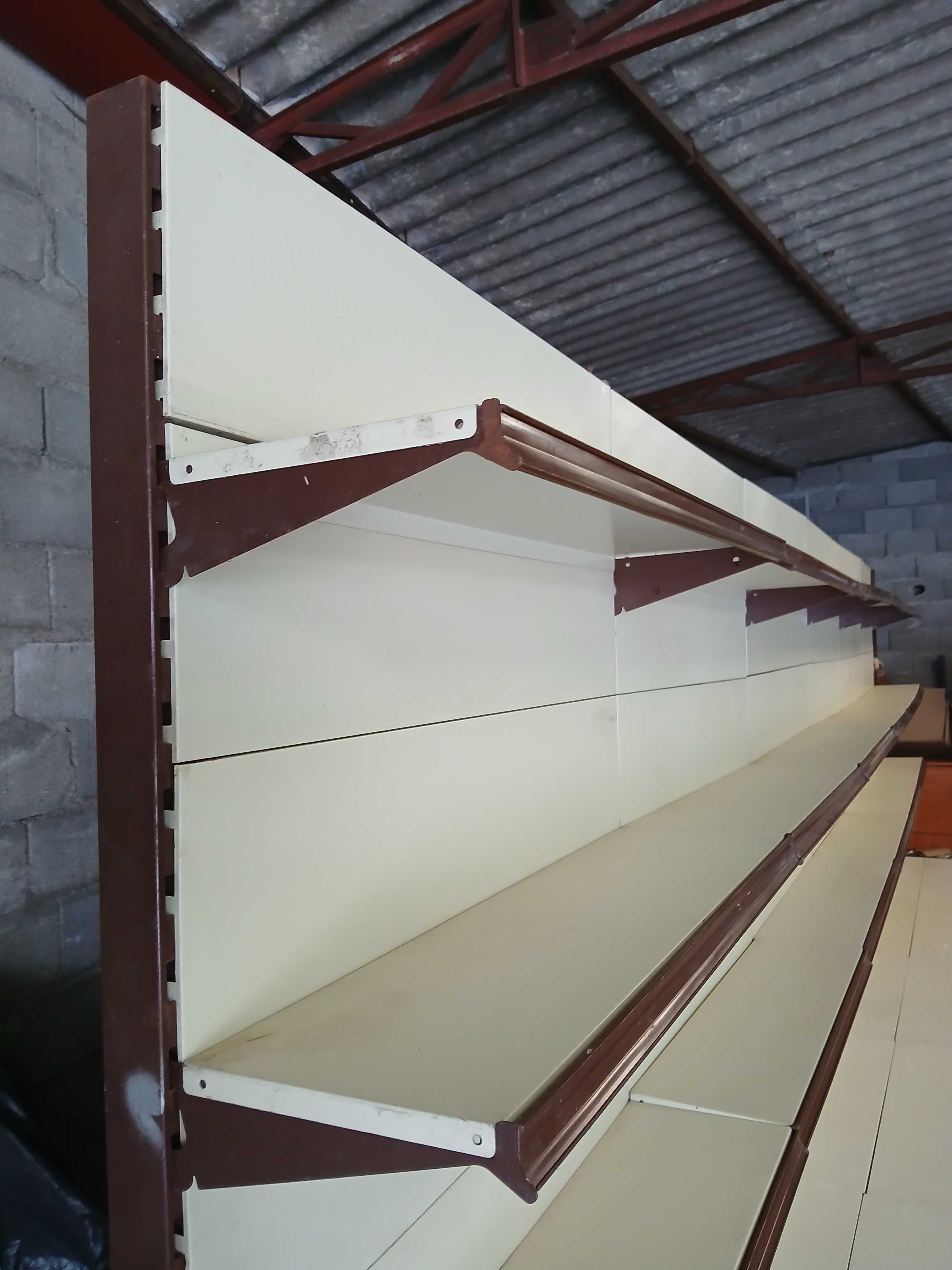 Estantes / Prateleiras Supermercado ou outros Estb.Comerciais- 6 x 1mt