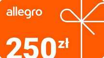 Karta podarunkowa Allegro 250 zł