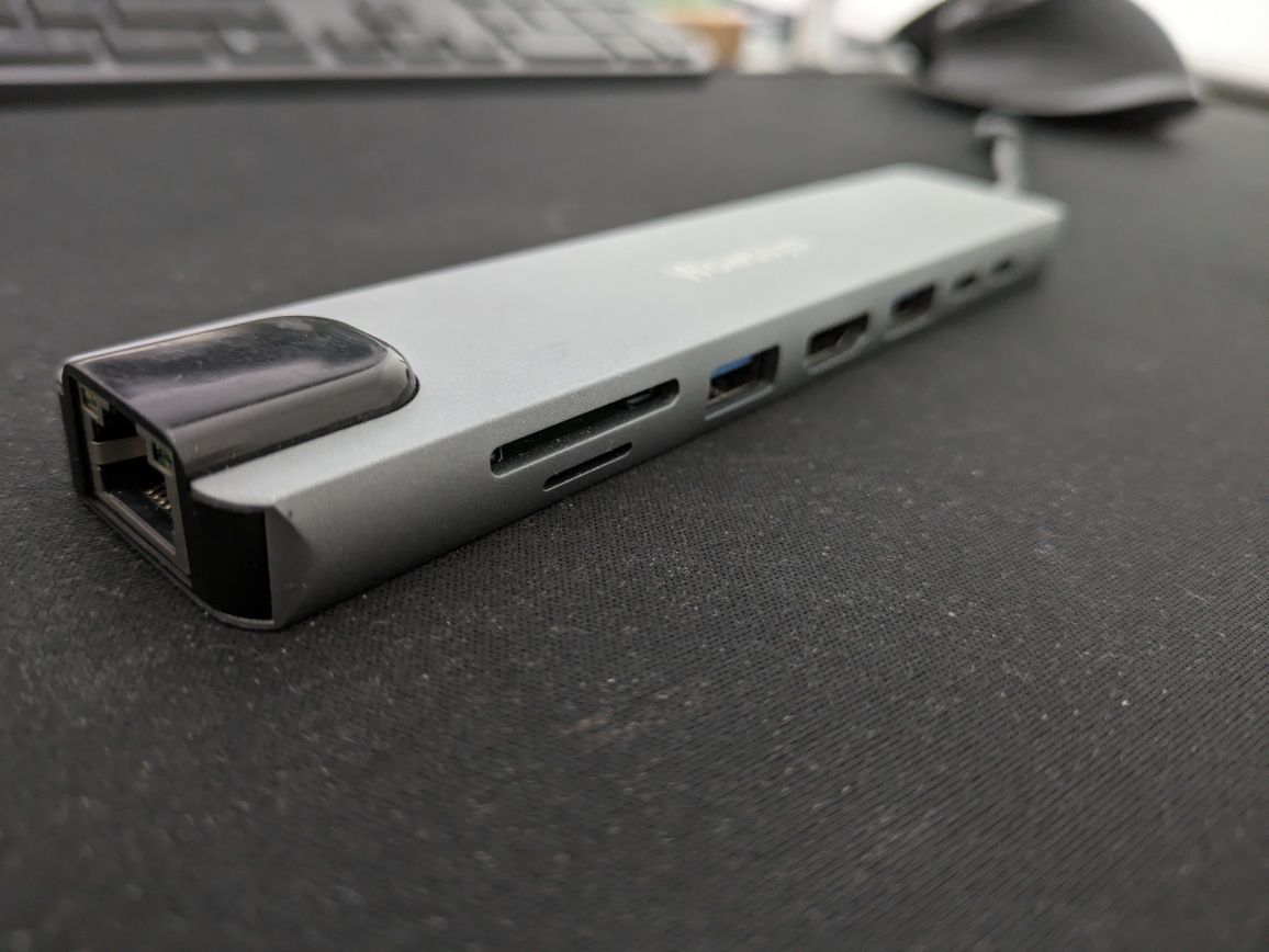 Hub USB type C 8 em 1