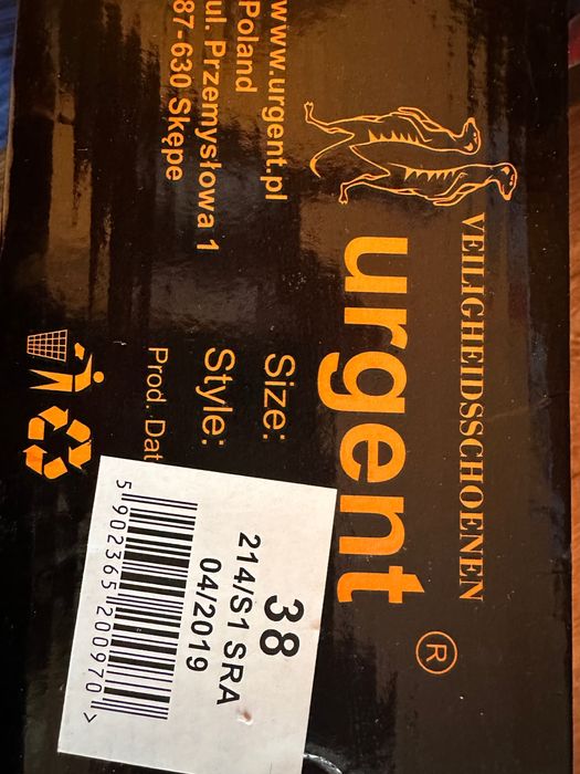 Półbuty ochronne marki URGENT damskie