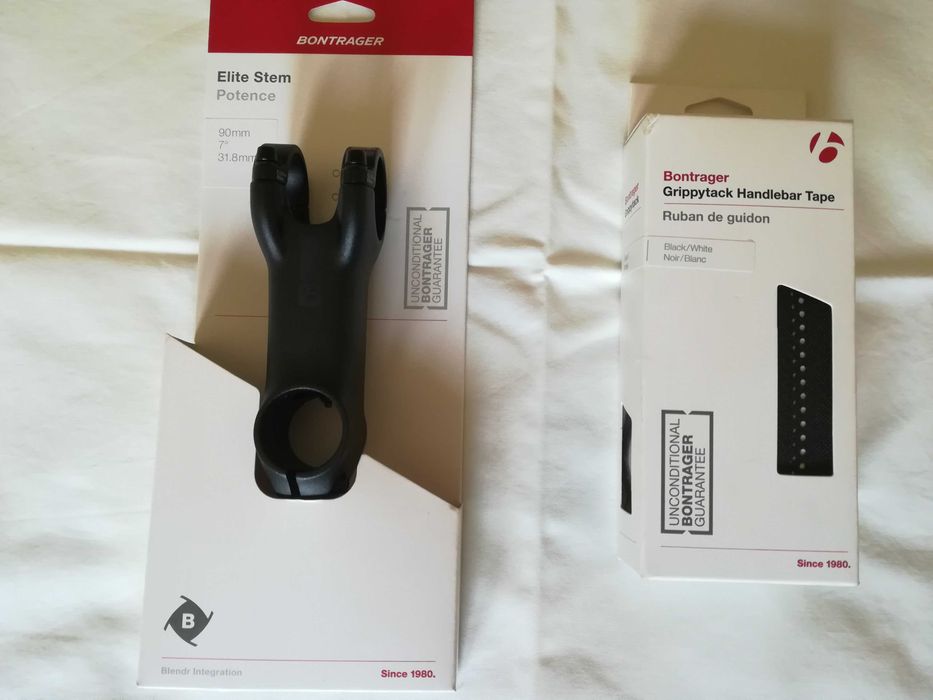 guiador + avanço Bontrager (Trek) NOVOS