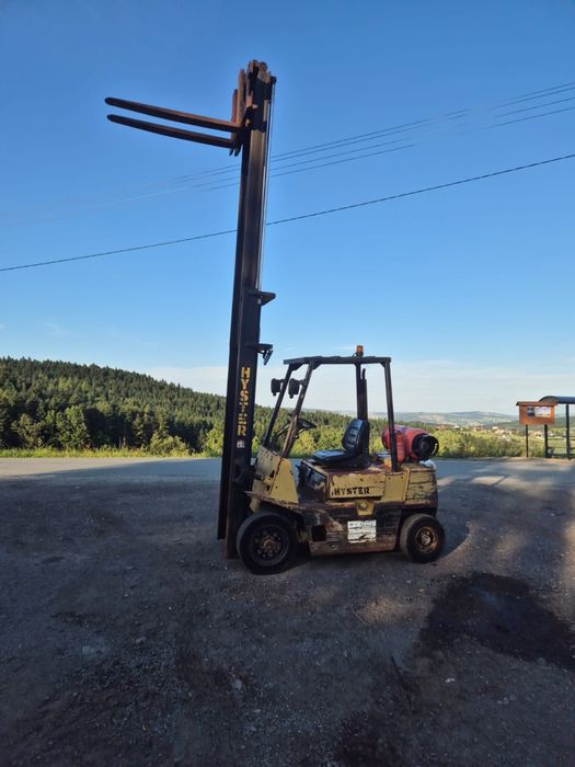 Wozek widlowy hyster H2.00xL gaz 2 tony linde toyota yale zamiana