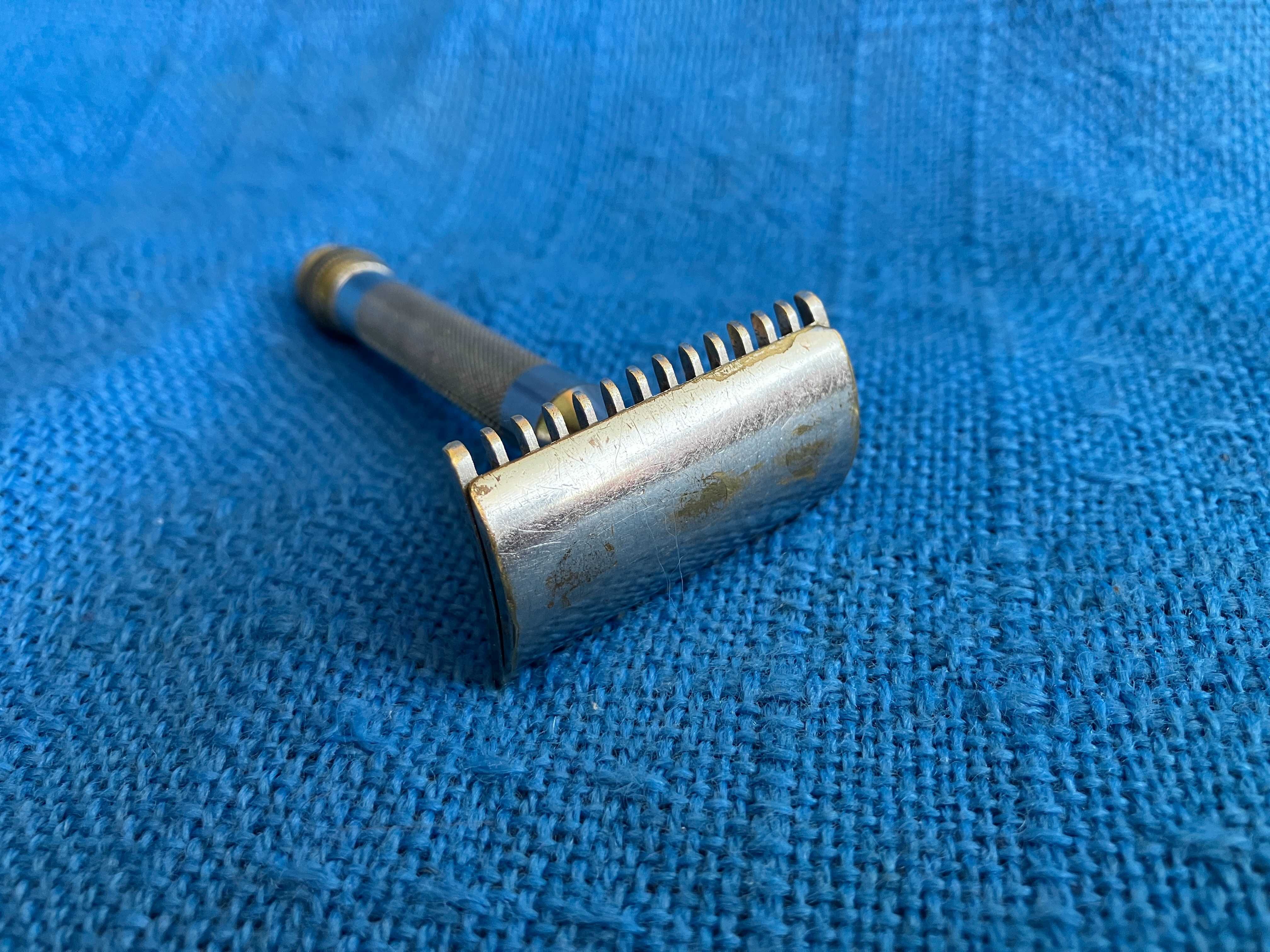 Stara maszynka do golenia GILETTE - MADE IN USA - ok. 1914r.