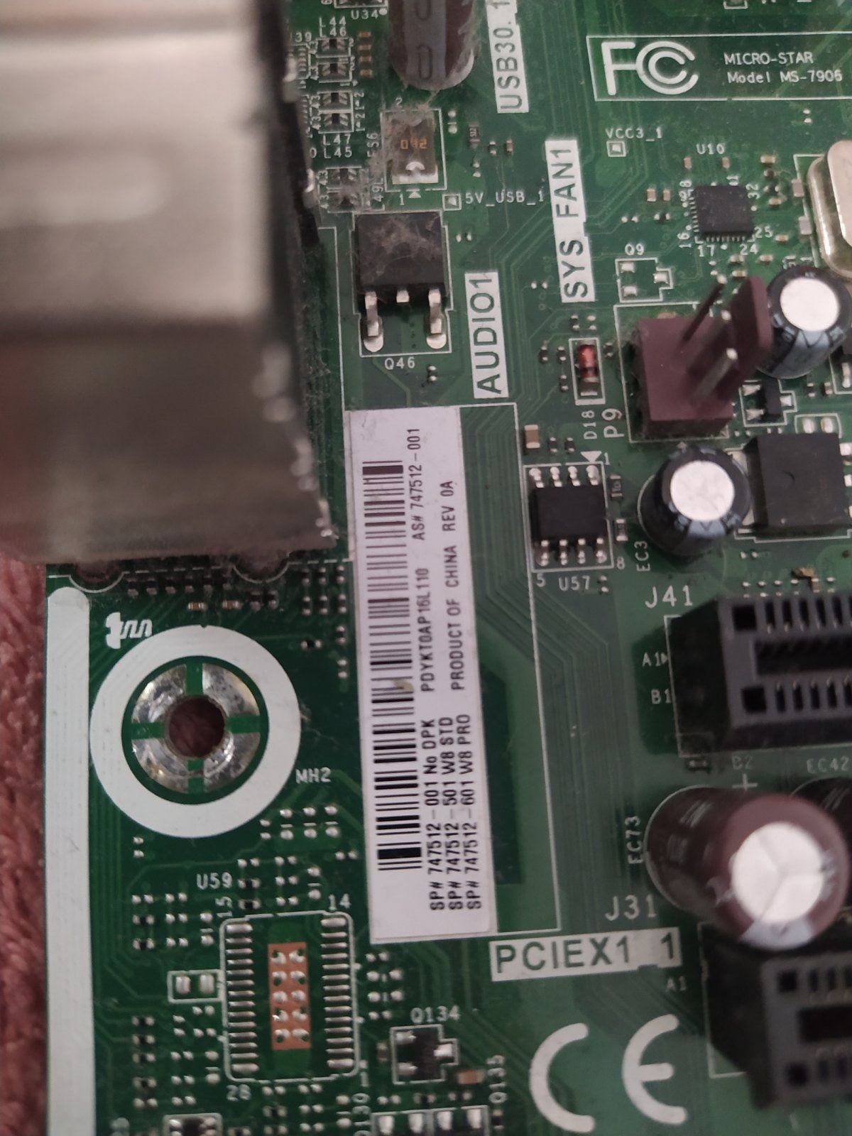 Материнська плата AMD FM2+DD3 mATXMS-7906 VER 1.0