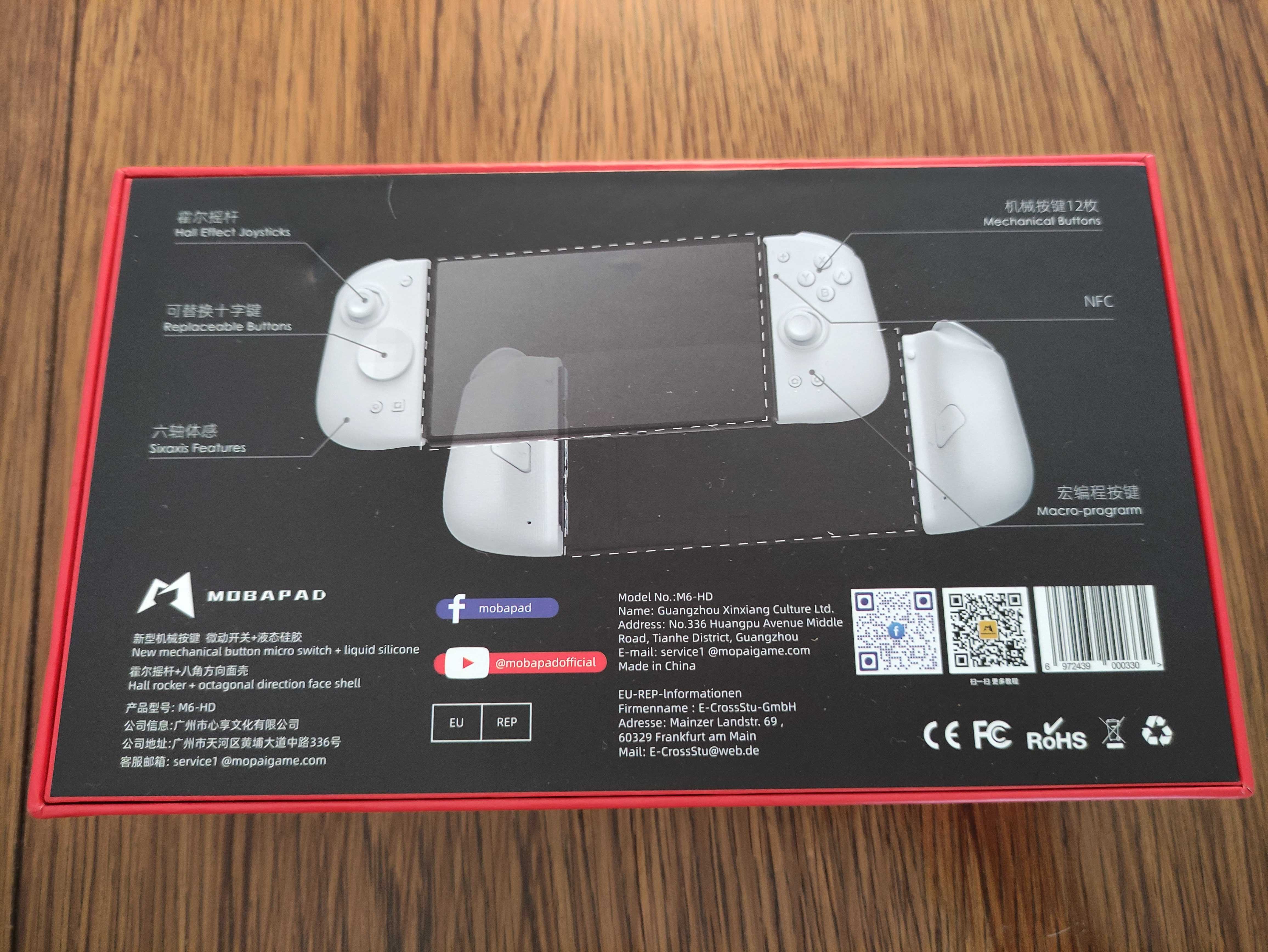 Mobapad M6 HD Joycons Kontroler Nintendo Switch Pro Joyco  Bluetooth