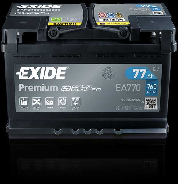 Akumulator Exide Premium 77Ah 760A 3 lata gwarancji wysyłka gratis