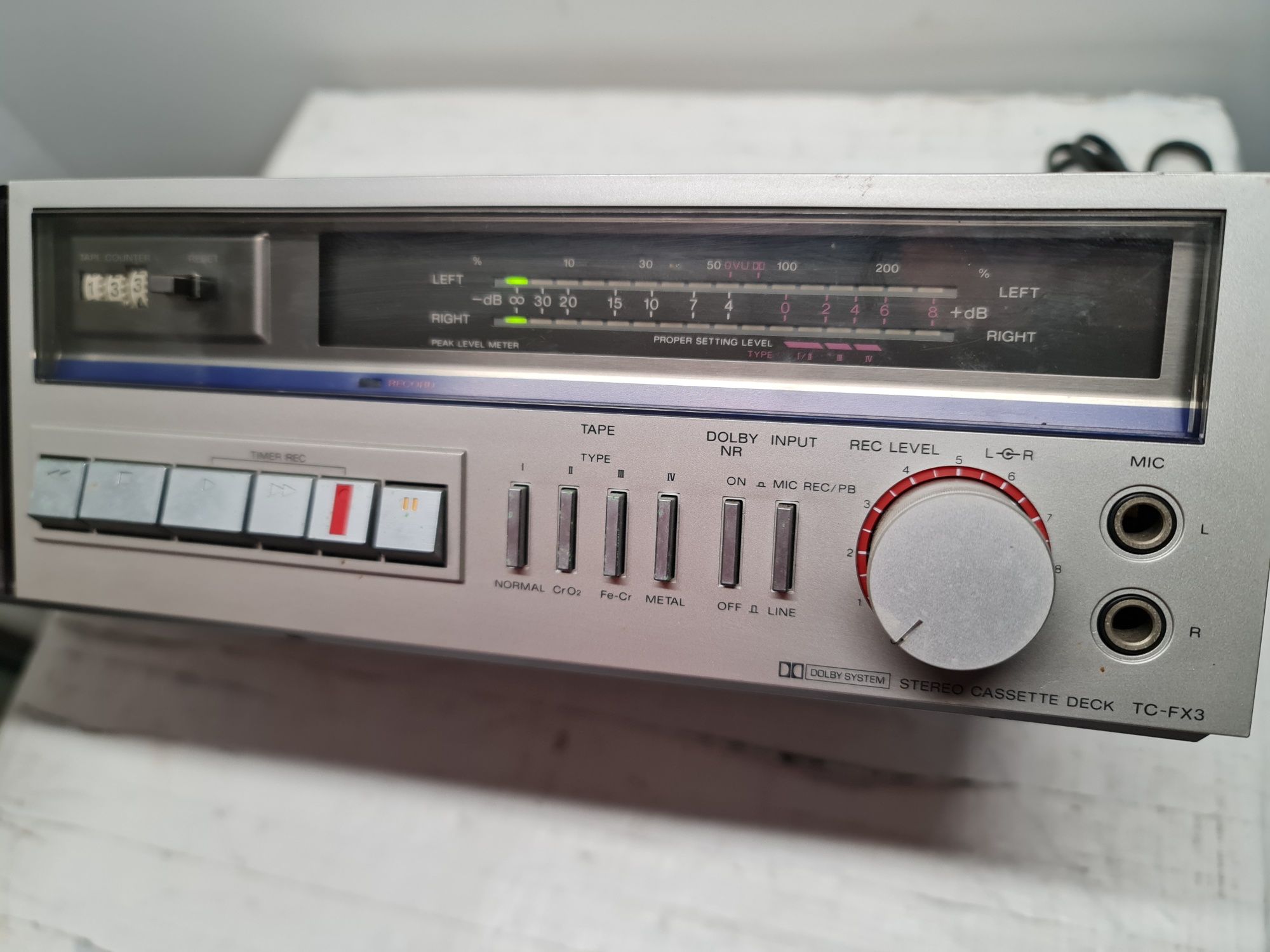 Sony TC-FX3 magnetofon vintage uszkodzony