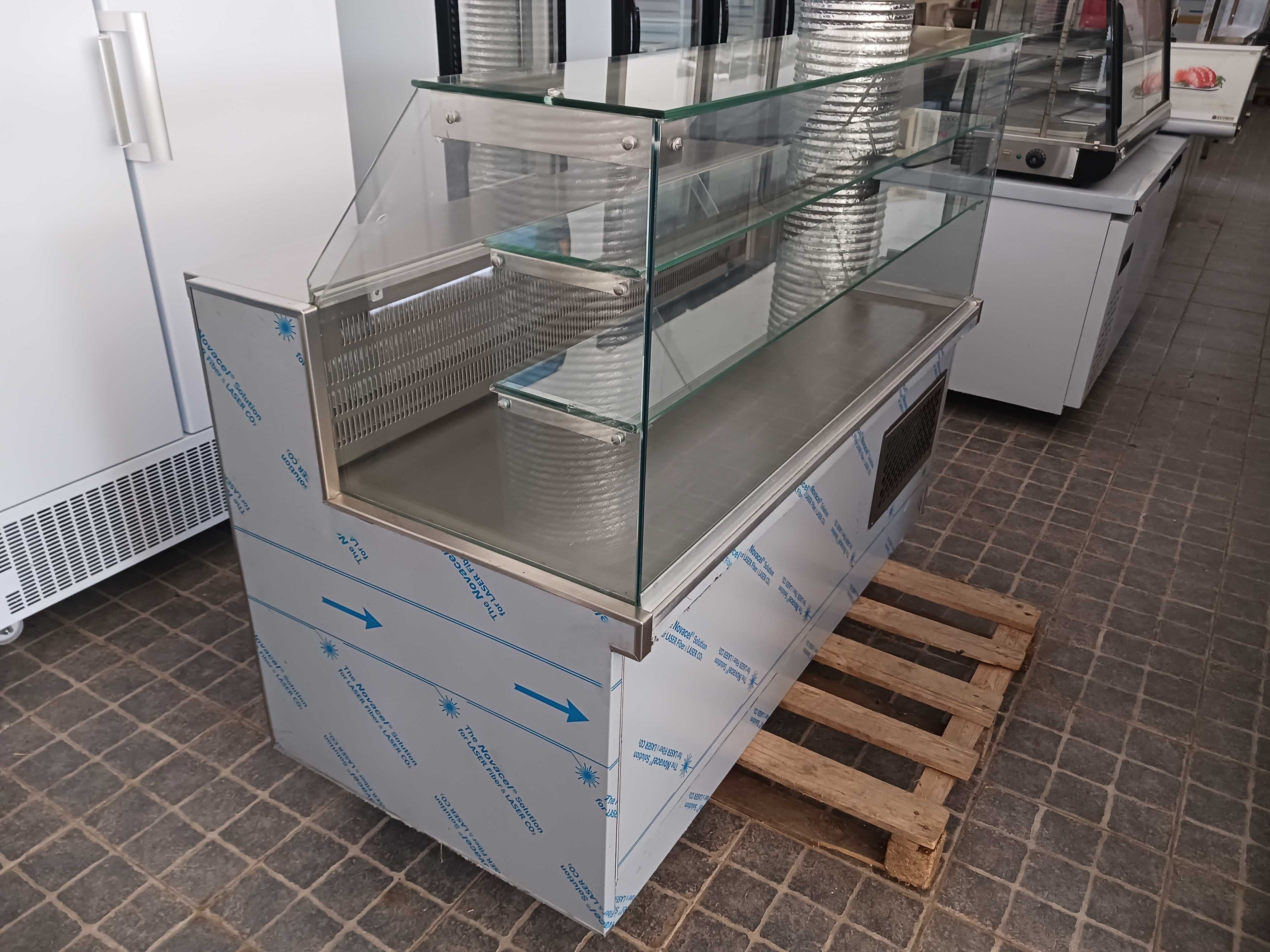 ACM1657 - Vitrine Expositora Refrigerada em Inox - SEMI-NOVA