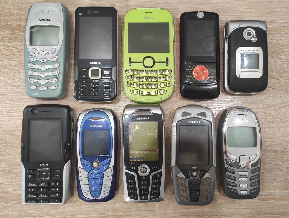 Колекційні ретро телефони siemens nokia